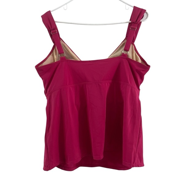 Swim 365 pink tankini swimsuit 20w - Picture 14 of 14